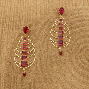 Ruby Shine Earrings