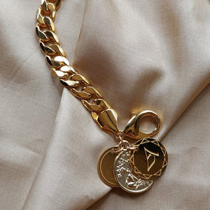 Golden Charm bracelet
