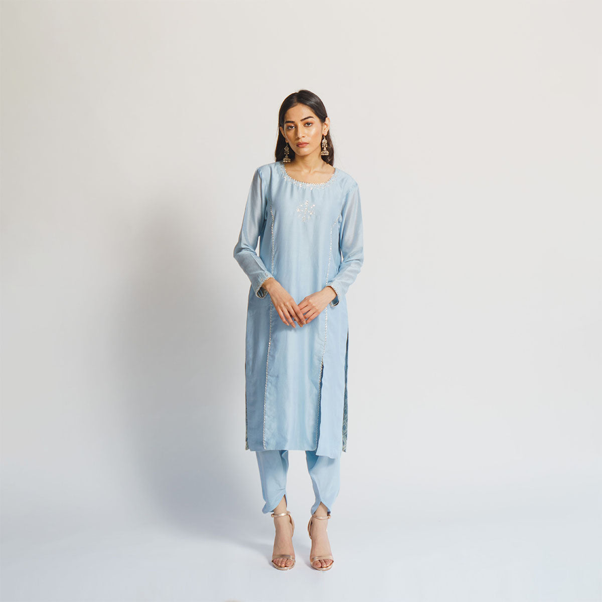 Powder Blue Kurta Set