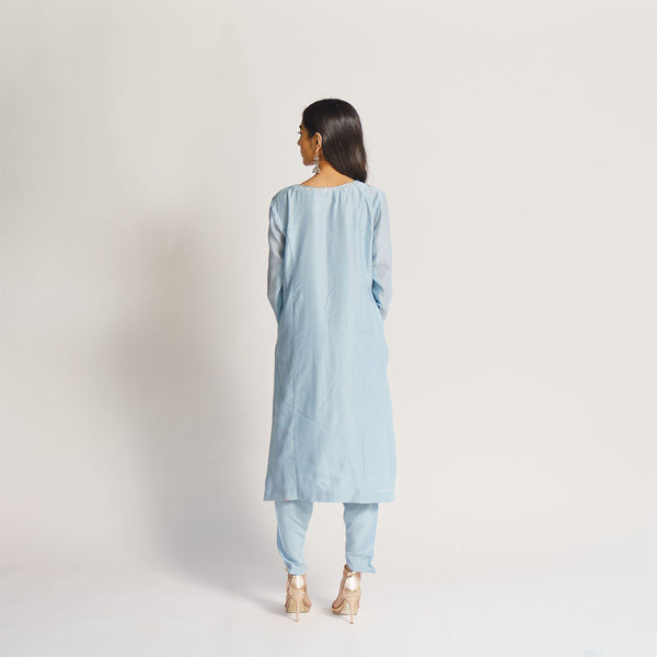 Powder Blue Kurta Set