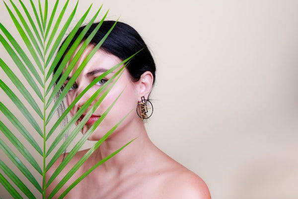 Crystal Gold Plated Earring