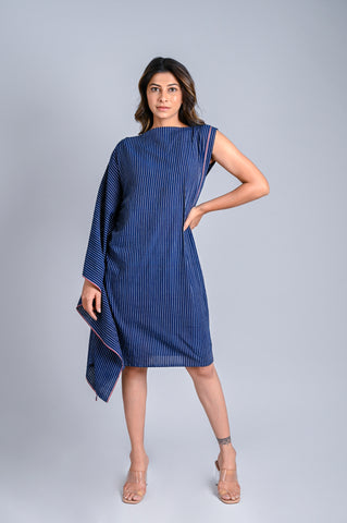 Handwoven Folded and Gathered Dress