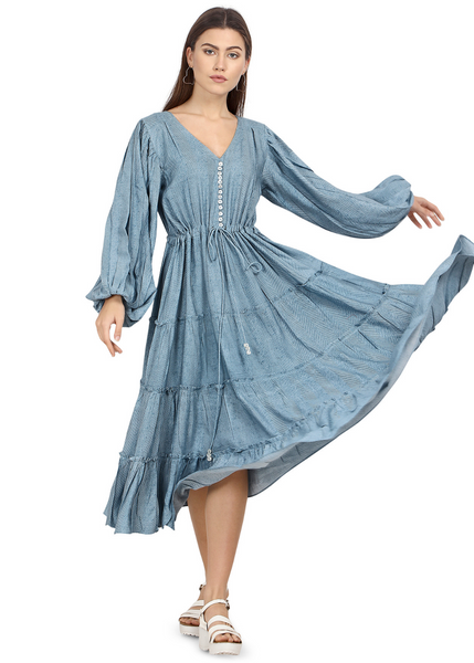 Denim Gypsy Midi Dress